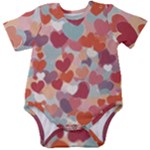 Valentines Day Hearts Romance Love Baby Short Sleeve Bodysuit