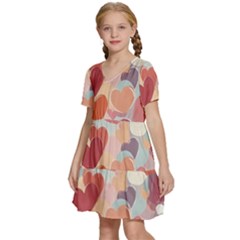 Kids  Short Sleeve Tiered Mini Dress 