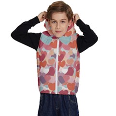 Valentines Day Hearts Romance Love Kids  Stylish Hooded Puffer Vest from ArtsNow.com