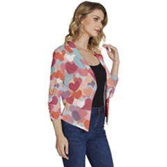 Women s Casual 3/4 Sleeve Spring Jacket 