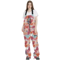 Women s Front Zip Ski And Snowboard Bib Pants 