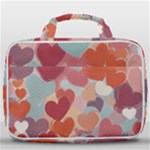 Valentines Day Hearts Romance Love Travel Toiletry Bag With Hanging Hook