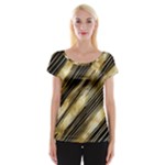 Gold Rush Cap Sleeve Top