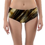 Gold Rush Reversible Mid-Waist Bikini Bottoms