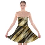 Gold Rush Strapless Bra Top Dress