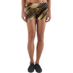 Gold Rush Yoga Shorts