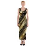 Gold Rush Fitted Maxi Dress