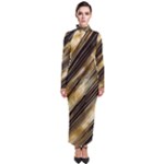 Gold Rush Turtleneck Maxi Dress