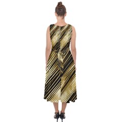 Midi Tie-Back Chiffon Dress 