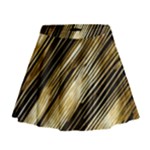 Gold Rush Mini Flare Skirt