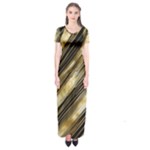 Gold Rush Short Sleeve Maxi Dress