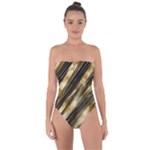 Gold Rush Tie Back One Piece Swimsuit