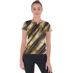 Gold Rush Short Sleeve Sports Top 