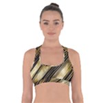 Gold Rush Cross Back Sports Bra