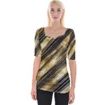 Gold Rush Wide Neckline T-Shirt