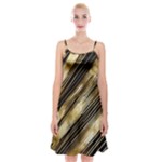 Gold Rush Spaghetti Strap Velvet Dress