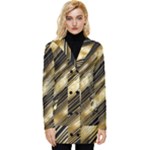 Gold Rush Button Up Hooded Coat 