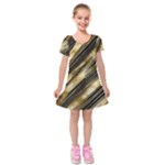 Gold Rush Kids  Short Sleeve Velvet Dress