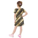 Kids  Short Sleeve Velvet Dress 