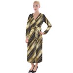 Gold Rush Velvet Maxi Wrap Dress