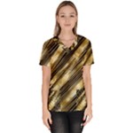 Gold Rush Women s V-Neck Scrub Top