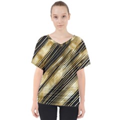 V-Neck Dolman Drape Top 