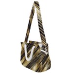 Gold Rush Rope Handles Shoulder Strap Bag