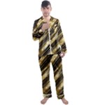 Gold Rush Men s Long Sleeve Satin Pajamas Set