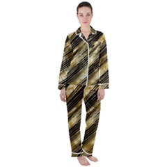 Women s Long Sleeve Satin Pajamas Set 