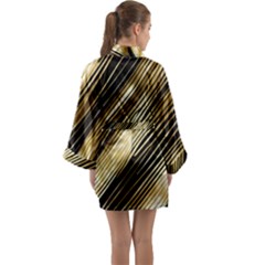 Long Sleeve Satin Kimono 