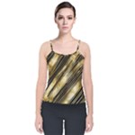 Gold Rush Velvet Spaghetti Strap Top