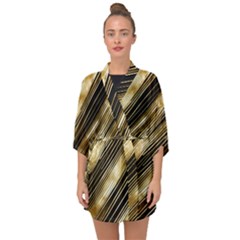 Half Sleeve Chiffon Kimono 