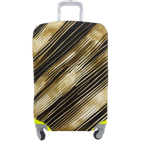 Gold Rush Luggage Cover (Large) from ArtsNow.com