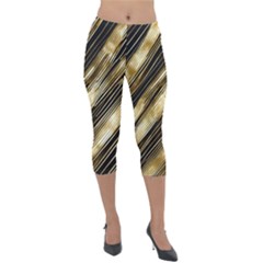 Lightweight Velour Capri Leggings  