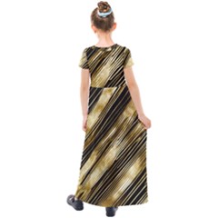 Kids  Short Sleeve Maxi Dress 