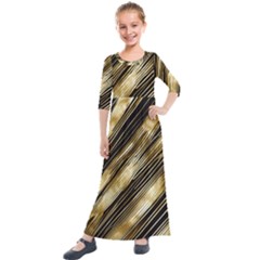 Kids  Quarter Sleeve Maxi Dress 