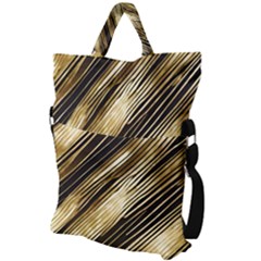 Fold Over Handle Tote Bag 