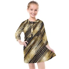 Kids  Quarter Sleeve Shirt Dress 