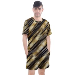 Men s Mesh T-Shirt and Shorts Set 