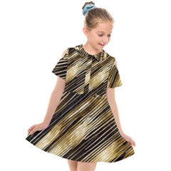 Kids  Short Sleeve Shirt Dress 