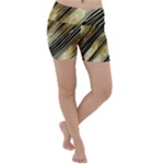 Gold Rush Lightweight Velour Yoga Shorts