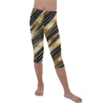 Gold Rush Kids  Lightweight Velour Capri Leggings 