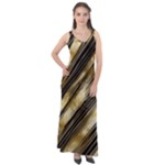 Gold Rush Sleeveless Velour Maxi Dress