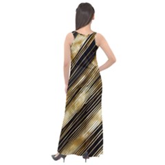 Sleeveless Velour Maxi Dress 