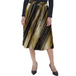 Gold Rush Classic Velour Midi Skirt 