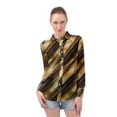 Long Sleeve Chiffon Shirt 