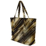 Gold Rush Zip Up Canvas Bag