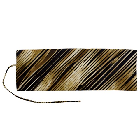 Gold Rush Roll Up Canvas Pencil Holder (M) from ArtsNow.com