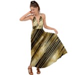 Gold Rush Backless Maxi Beach Dress