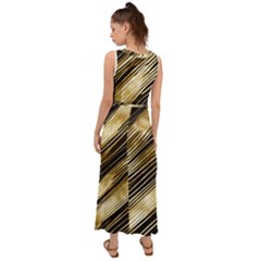 V-Neck Chiffon Maxi Dress 